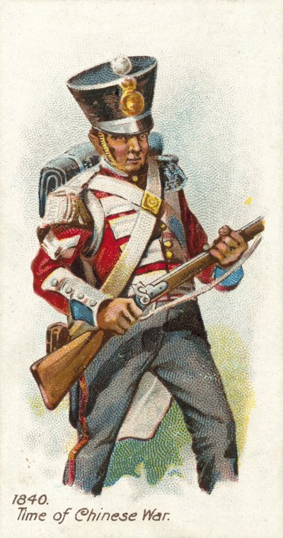 1840年、中国戦争の時 作： English School