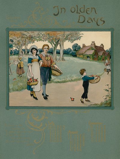 1905年のカレンダー、アルフレッドオースティン作 作： English School