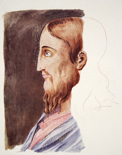 アトリエを描いた、ローマのカタコンベのキリストの2世紀の肖像画。 T.ヒーフィへ、歴史の概要に再現：HGウェルズ、ロンドン（色のlithによって生命と人類の明白な歴史であること 作： English School