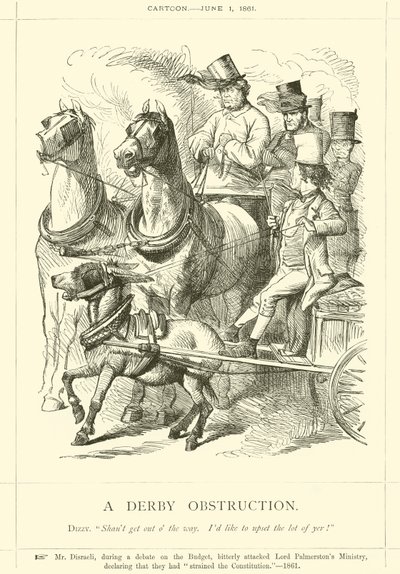 A Derby Obstruction（彫刻 作： English School