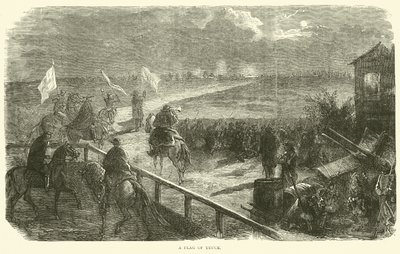休戦の旗、1870年12月 作： English School