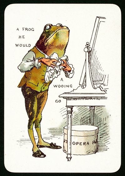 A Frog He Would A Wooing Go（カラーリトグラフ） 作： English School