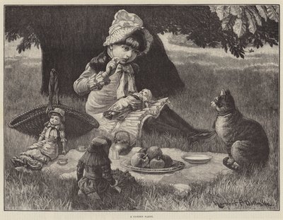 A Garden Party (彫金) 作： English School