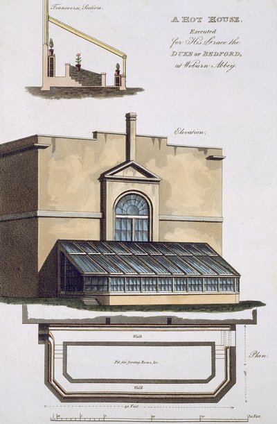 ウォーバーン修道院でベッドフォード公爵の猶予のために処刑された温家、1806年 作： English School