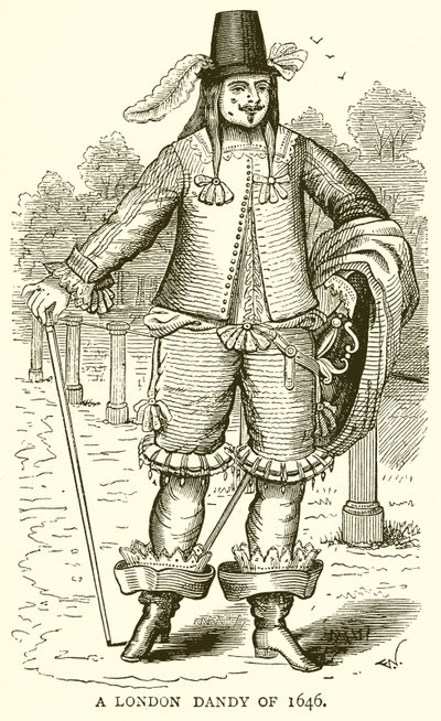 1646年のロンドンダンディ 作： English School