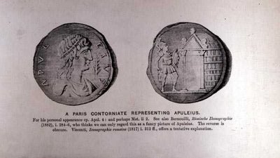 APULEIUSを表すパリのContorniate（c.124-170 ad） 作： English School
