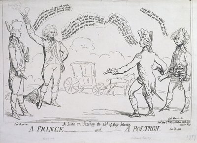 J.アイトケンが1789年に出版した王子とポルトロン 作： English School