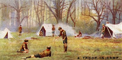 キャンプのスカウト部隊、1929 作： English School