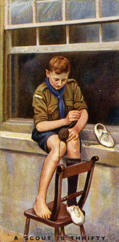 スカウトはスリフティ、1929 作： English School