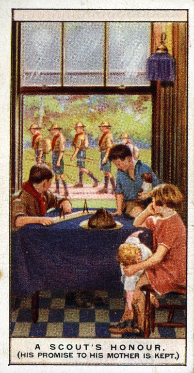 スカウトの名誉が信頼される1929 作： English School