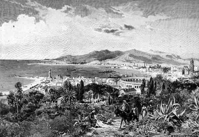 A View Across West, Malaga, Spain, from 