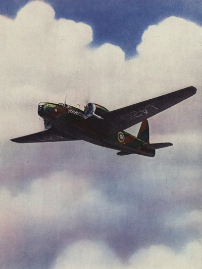 雲の中の高いウェリントン爆撃機 作： English School