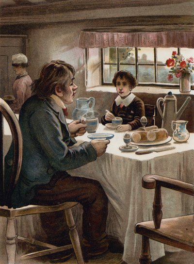 それは壮大な朝食でした 作： English School