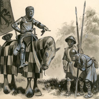 封建時代の騎士 作： English School