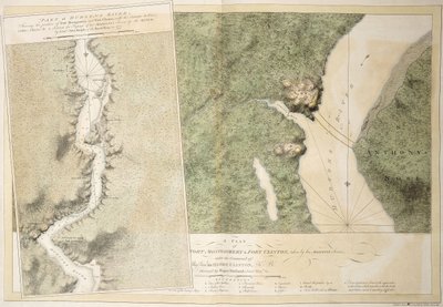 モンゴメリー砦とクリントン砦の計画、1774-1779 作： English School