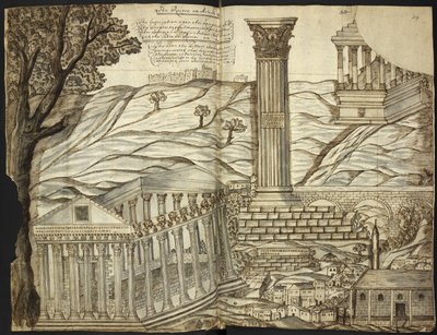 Add, 22912, ff.313v-314, 「アジアとイタリア旅行中のジョン・コーベル博士のサイン日誌」より 作： English School