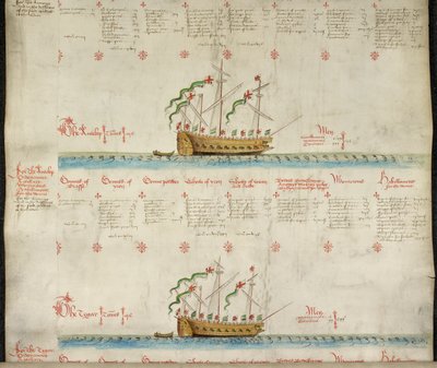 MS 22047 ガレアス The Antelop and The Tegar, from 