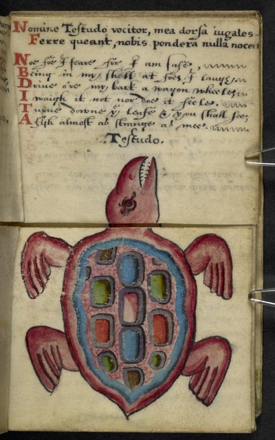 MS 57312 f.5 ゲームブックを追加 (ベラム紙にインクとカラー) 作： English School