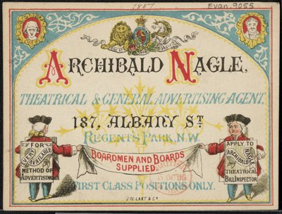 Archibald Neagle、広告代理店の広告 作： English School