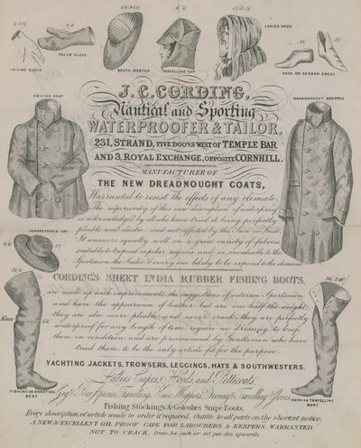 JC Cording、Waterproofer、Tailorの広告 作： English School
