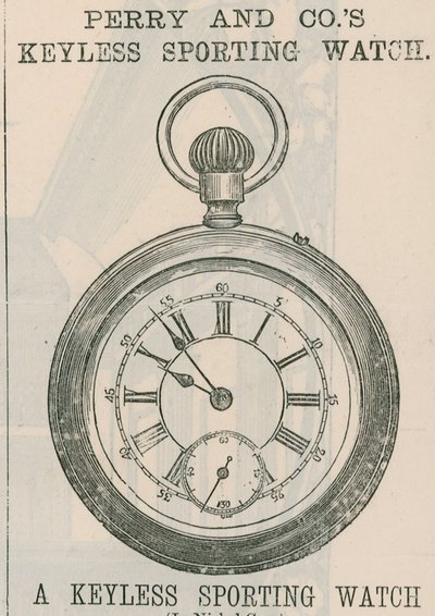 Perry＆Cos Keyless Sporting Watchの広告 作： English School