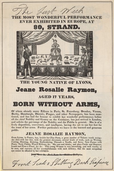 Jeane Rosalie Raymonの出演広告 作： English School