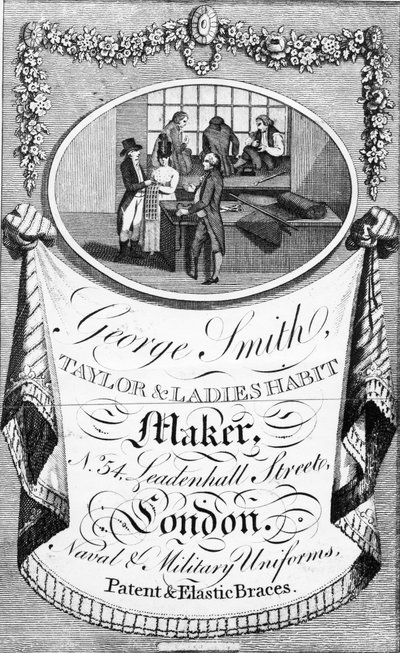 George Smith、Taylor und Ladies Habit Makerの広告 作： English School