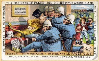 Le Pages Liquid Glueの広告、c.1890 作： English School
