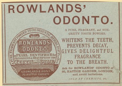 Rowlands Odontoの広告 作： English School