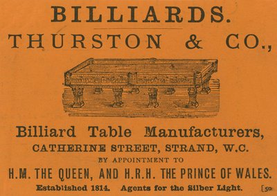 Thurston＆Coの広告 作： English School
