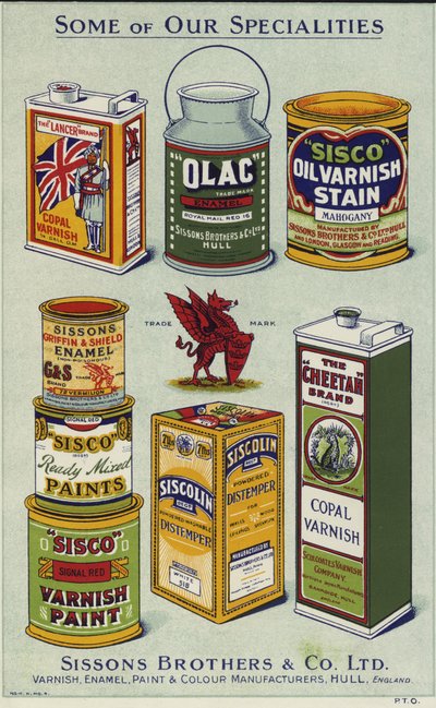 Sissons Brothers＆Co Limitedの広告スプレッド 作： English School
