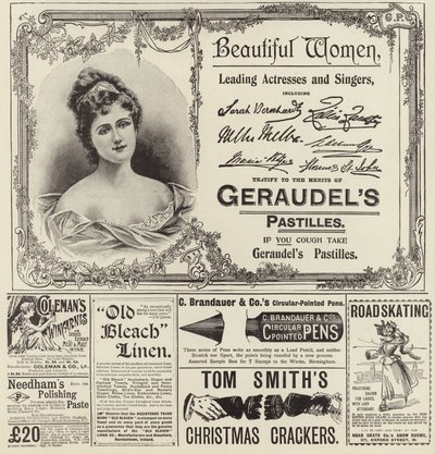 The Graphic Christmas Number 1896から広まった広告 作： English School