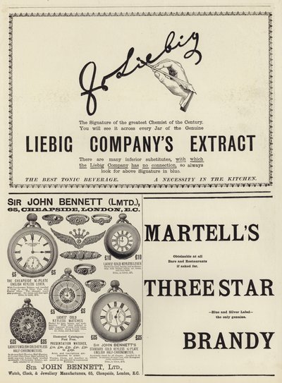 The Graphic Christmas Number 1897から宣伝された広告 作： English School