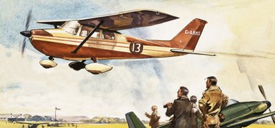 1922年に始まったキングスカップで飛ぶ飛行機 作： English School