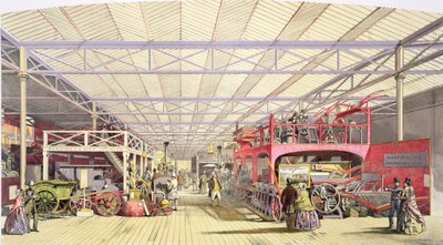 農業、ディキンソンズ1851年の大展覧会の包括的な写真、1854年発行 作： English School