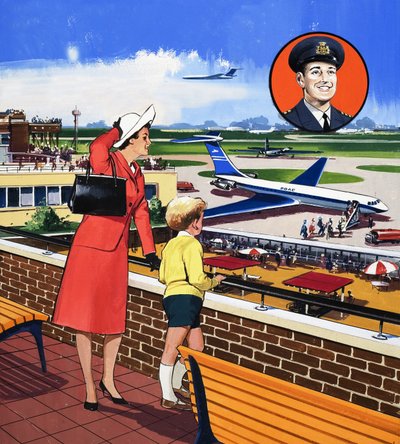 飛行機のパイロット 作： English School