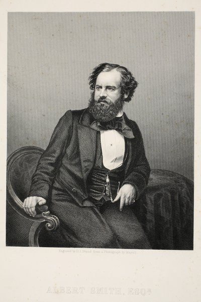 アルバート・スミス、Esq.C. 1850（エングレーヴィング） 作： English School
