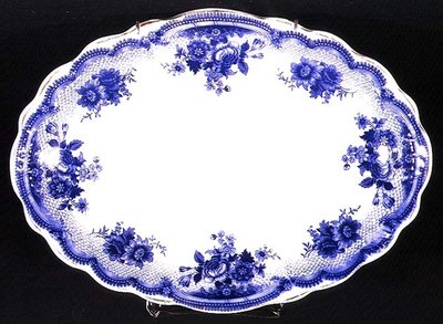アルベルトリパターンスタッフォードシャープレート、1860年頃（セラミック） 作： English School