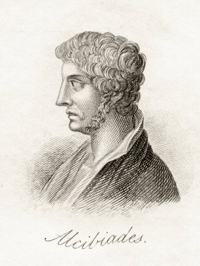 Alcibiades Cleiniou Scambonides、 &39;Crabb&39;s Historical Dictionary&39;、1825年発行 作： English School