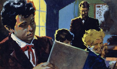 アレクサンダーは彼の厳しい祖父に教えられ、スピーチに興味を持つようになりました 作： English School