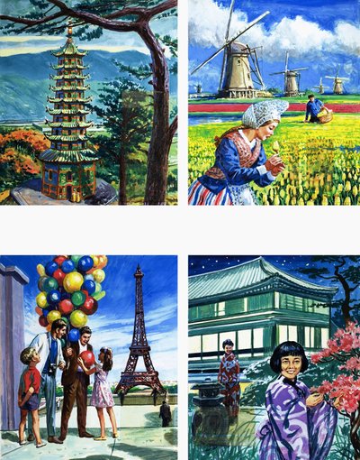あらゆる種類の建物 作： English School