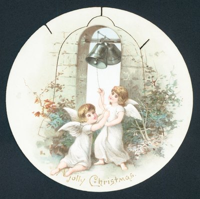 ベルが鳴る天使、クリスマスカード 作： English School