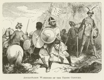 10世紀のアングロサクソンの戦士 作： English School