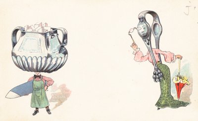 擬人化された台所用品 作： English School