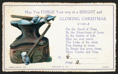 アンビルとハンマー、クリスマスカード 作： English School