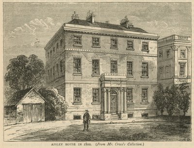 Apsley House、ハイドパーク、ロンドン、1800年 作： English School