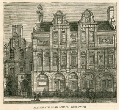 ロンドン教育委員会のアーキテクチャ：Blackheath Road School、グリニッジ、ロンドン 作： English School