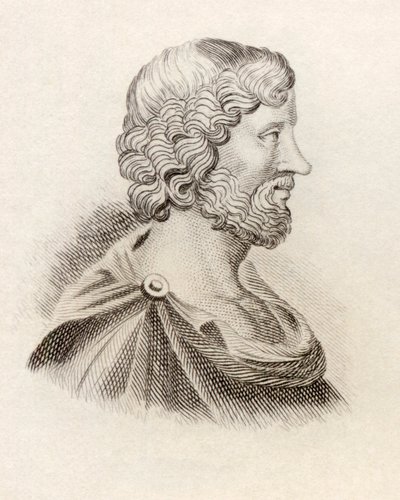 1825年に公開された「Crabbes Historical Dictionary」からのAristippus 作： English School