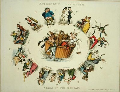 Astronomy - New System, Signs of Zodiac (Thomas McLean, London出版) 作： English School