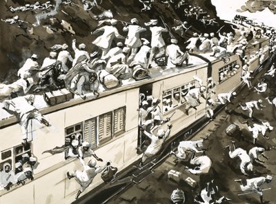 1947年のインドの列車への攻撃 作： English School